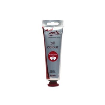 Oil Paint Permanent  Red 100ml Mont Marte