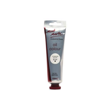 Oil Paint Titanium White 100ml Mont Marte