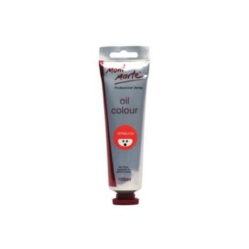 Oil Paint Vermillion 100ml Mont Marte