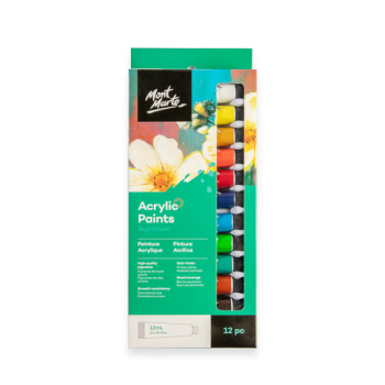 Acrylic Paint Set 12pcs  - Mont Marte
