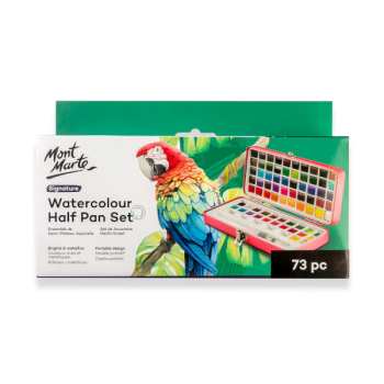 Watercolour Half Pan Set Signature 73 pieces - Mont Marte