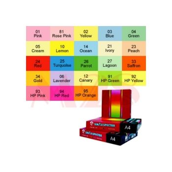 A4  Copy Paper Bright Color 80grm  - 500Sheets  SPECIAL OFFER