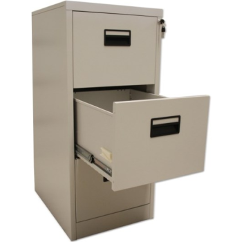 Metal Roneo Cabinet 3 Drawers With Key Lock