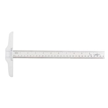 T-Ruler 60cm Plastic Transparent