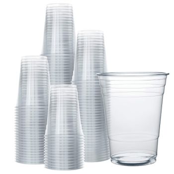 Plastic Water Cups 180cc  (100pcs)
