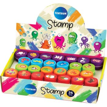 Small round stamp for kids - Assorted designs